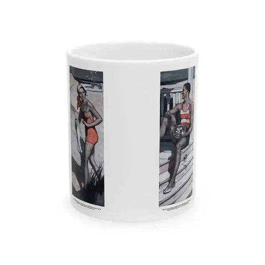 Ann Vickers (2), Redbook, December 1932 - White Coffee Mug 11oz - Go Mug Yourself