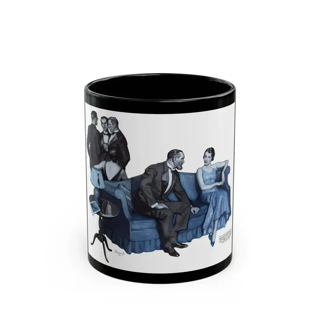 Ann Vickers (3), Redbook, December 1932 - Black Coffee Mug 11oz - Go Mug Yourself