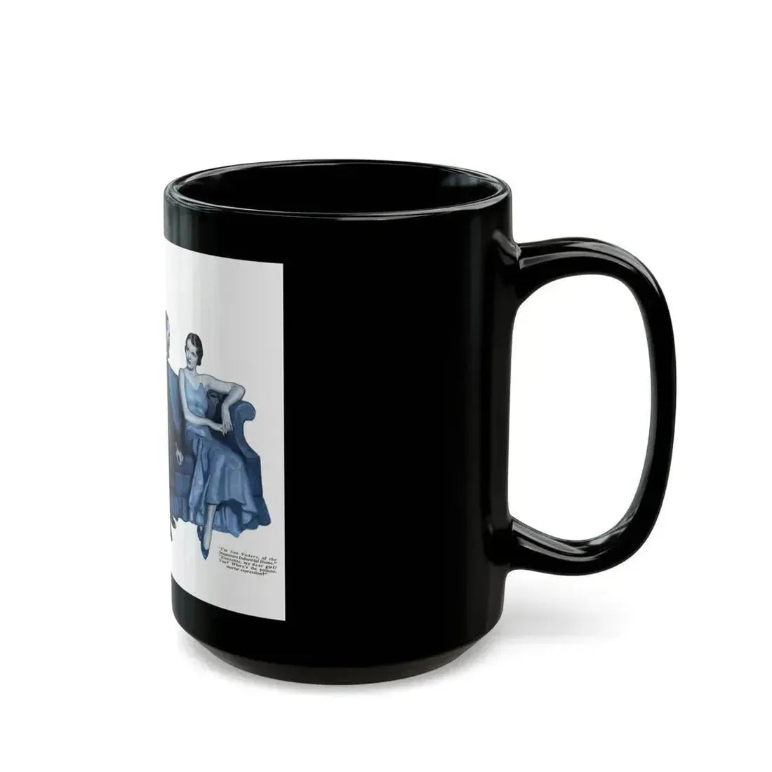 Ann Vickers (3), Redbook, December 1932 - Black Coffee Mug - Go Mug Yourself