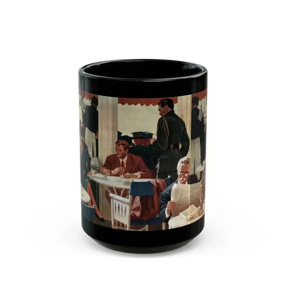 Anna Maria - Mary Ann, Woman's Home Companion, April 1940 - Black Coffee Mug 15oz - Go Mug Yourself