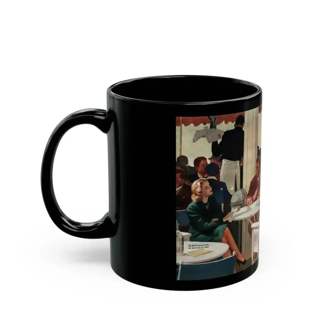 Anna Maria - Mary Ann, Woman's Home Companion, April 1940 - Black Coffee Mug - Go Mug Yourself