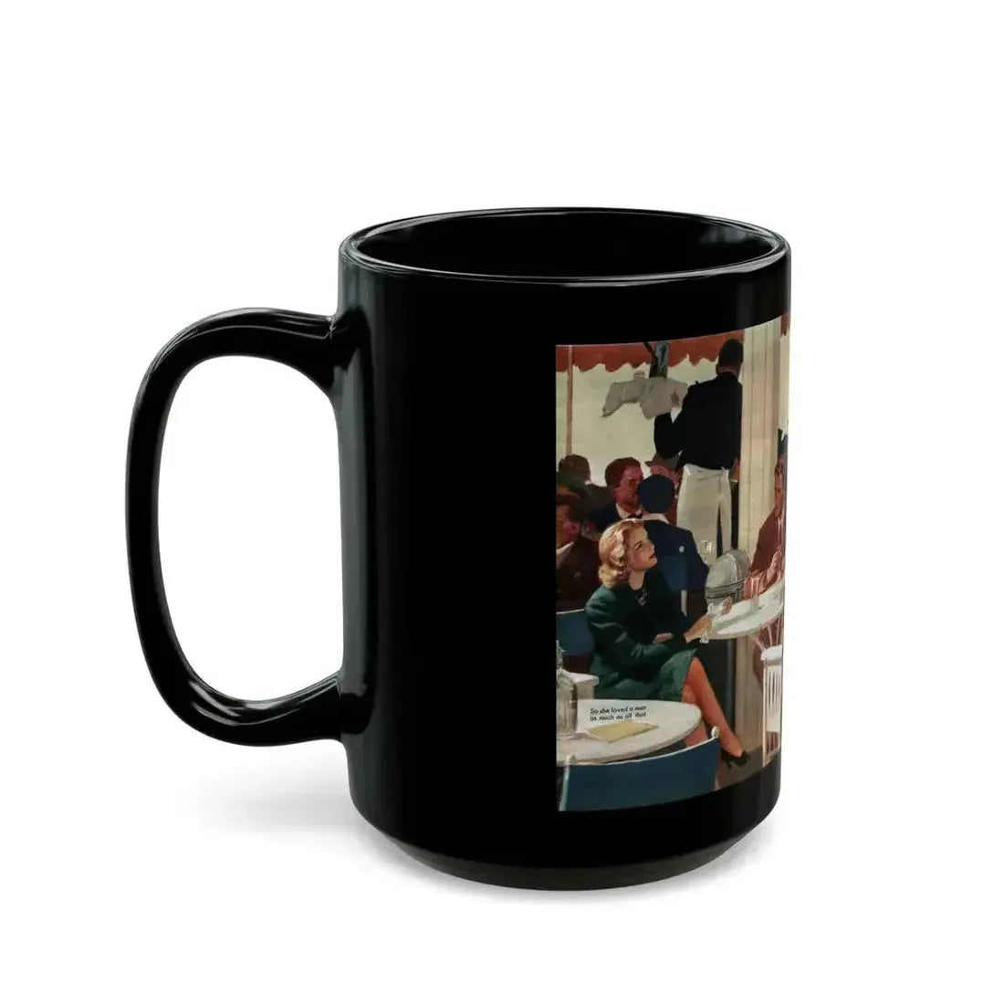 Anna Maria - Mary Ann, Woman's Home Companion, April 1940 - Black Coffee Mug - Go Mug Yourself