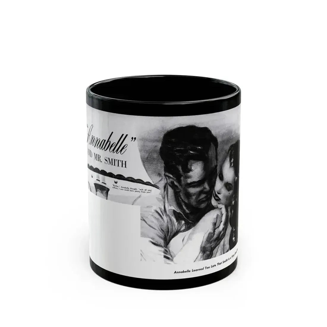 Annabelle and Mr. Smith, Sir!,  May 1959 - Black Coffee Mug 11oz - Go Mug Yourself
