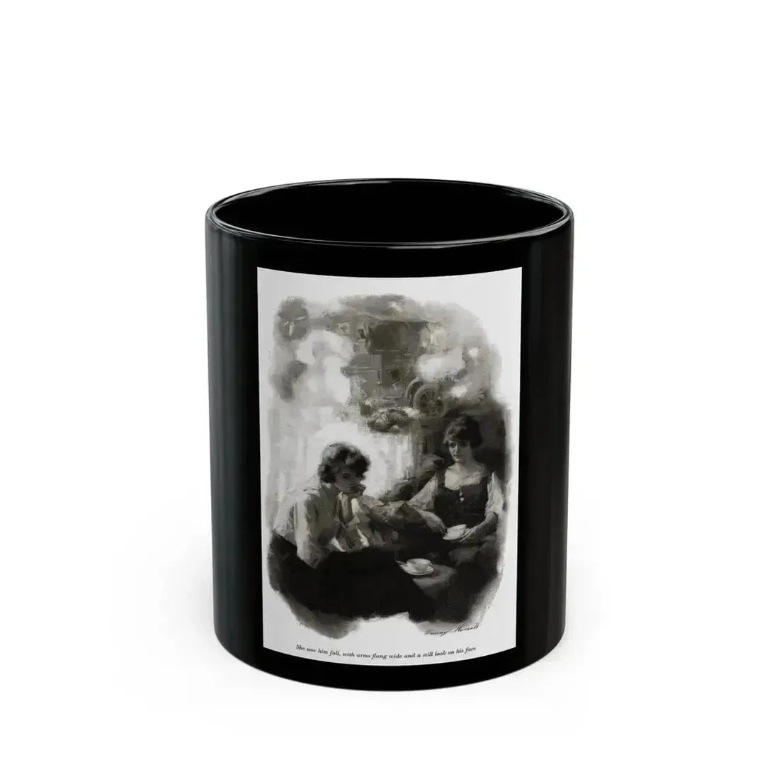 Anne by Lily A. Long, McClure's, July 1918 - Black Coffee Mug 11oz - Go Mug Yourself
