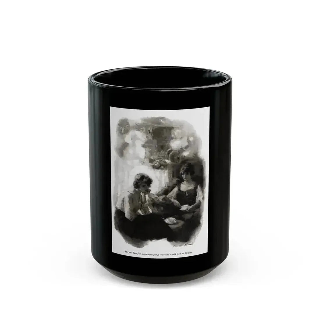 Anne by Lily A. Long, McClure's, July 1918 - Black Coffee Mug 15oz - Go Mug Yourself