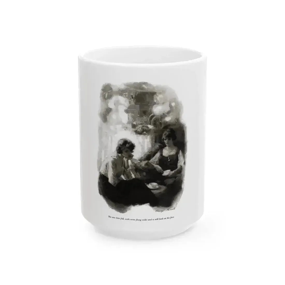 Anne by Lily A. Long, McClure's, July 1918 - White Coffee Mug 15oz - Go Mug Yourself