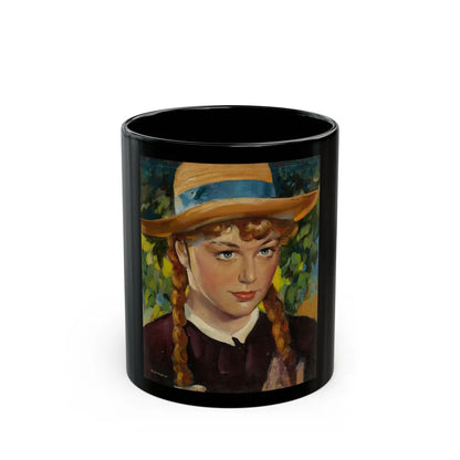 Anne of Green Gables, movie promotion illustration - Black Coffee Mug-11oz-Go Mug Yourself