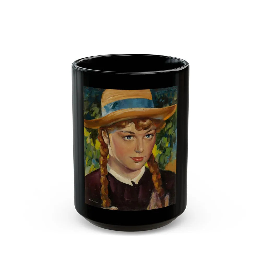 Anne of Green Gables, movie promotion illustration - Black Coffee Mug-15oz-Go Mug Yourself