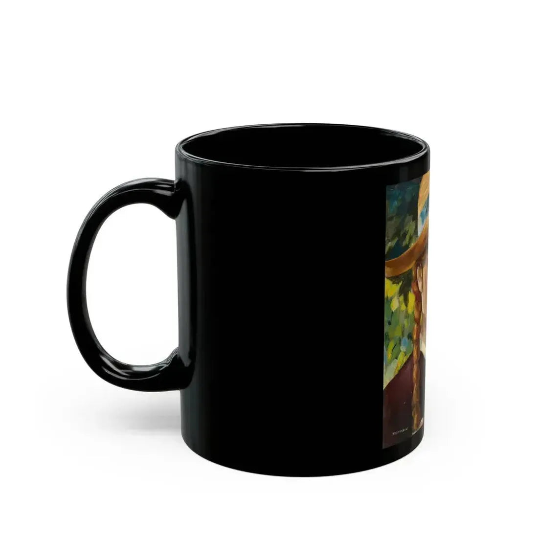 Anne of Green Gables, movie promotion illustration - Black Coffee Mug - Go Mug Yourself