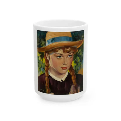 Anne of Green Gables, movie promotion illustration - White Coffee Mug 15oz - Go Mug Yourself