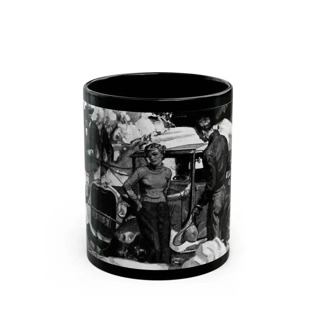 Anne's Heart Comes Home, Liberty magazine, June 18,1938 - Black Coffee Mug 11oz - Go Mug Yourself