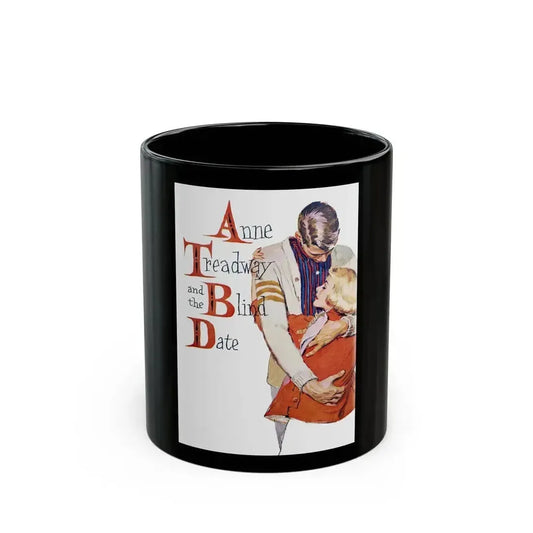 Anne Treadway and the Blind Date, Good Housekeeping, May 1957 - Black Coffee Mug 11oz - Go Mug Yourself