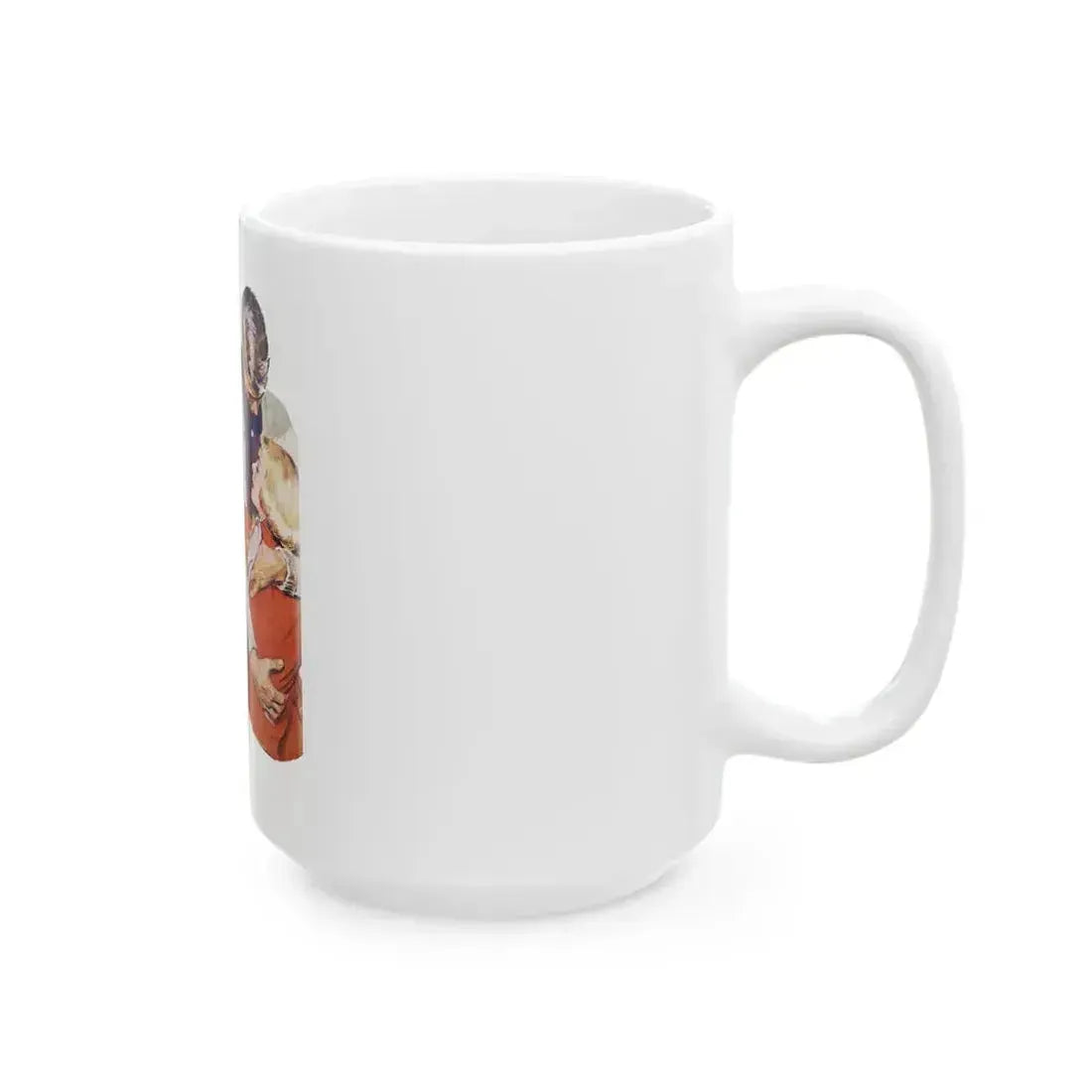 Anne Treadway and the Blind Date, Good Housekeeping, May 1957 - White Coffee Mug - Go Mug Yourself