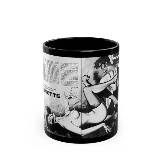 Annette, Sir Knight magazine, No. 7, 1959 - Black Coffee Mug 11oz - Go Mug Yourself