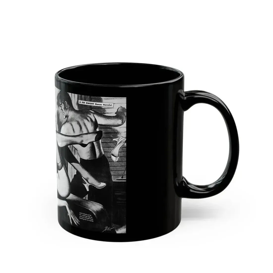 Annette, Sir Knight magazine, No. 7, 1959 - Black Coffee Mug - Go Mug Yourself
