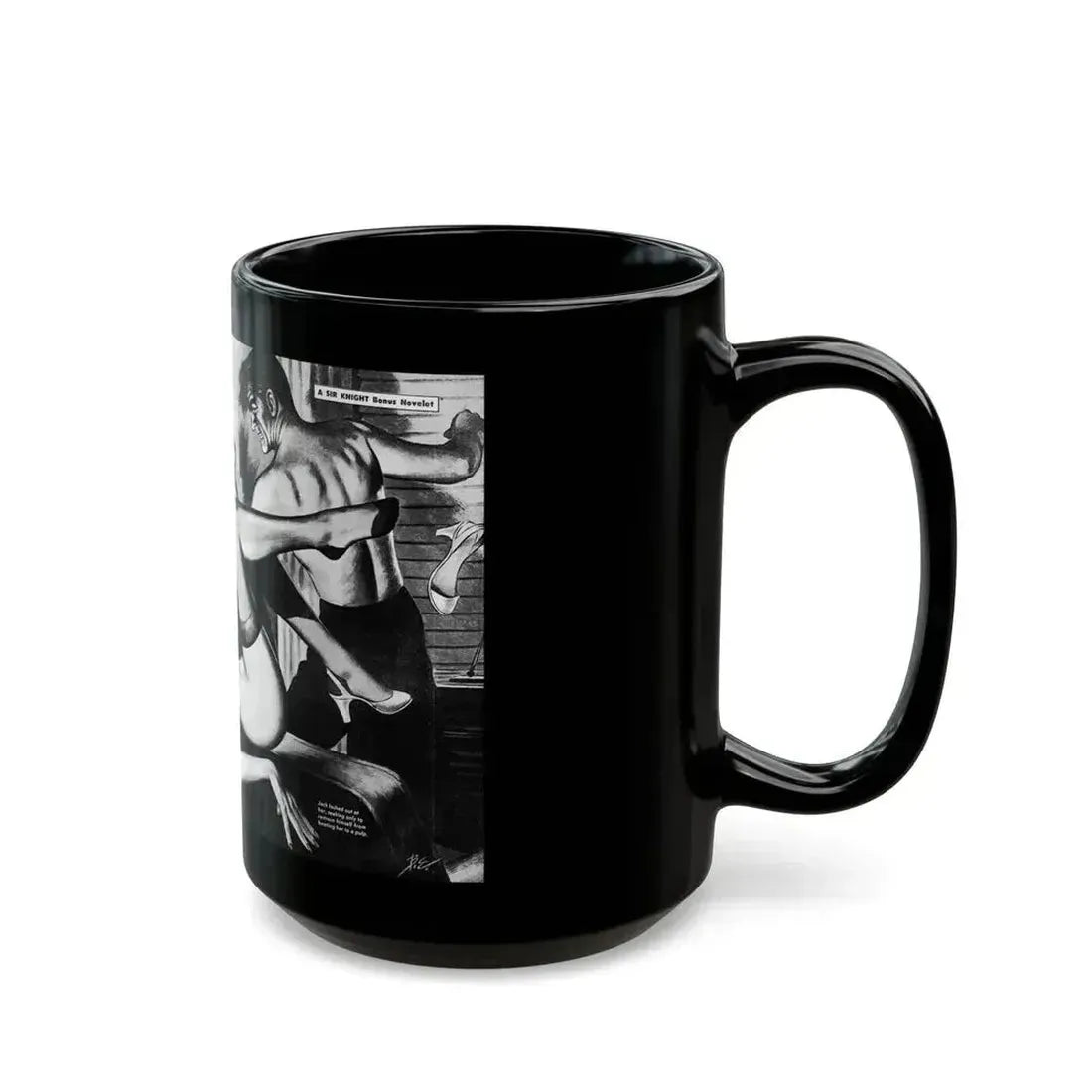 Annette, Sir Knight magazine, No. 7, 1959 - Black Coffee Mug - Go Mug Yourself