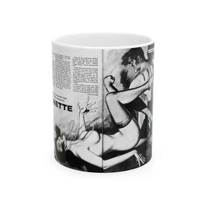 Annette, Sir Knight magazine, No. 7, 1959 - White Coffee Mug 11oz - Go Mug Yourself