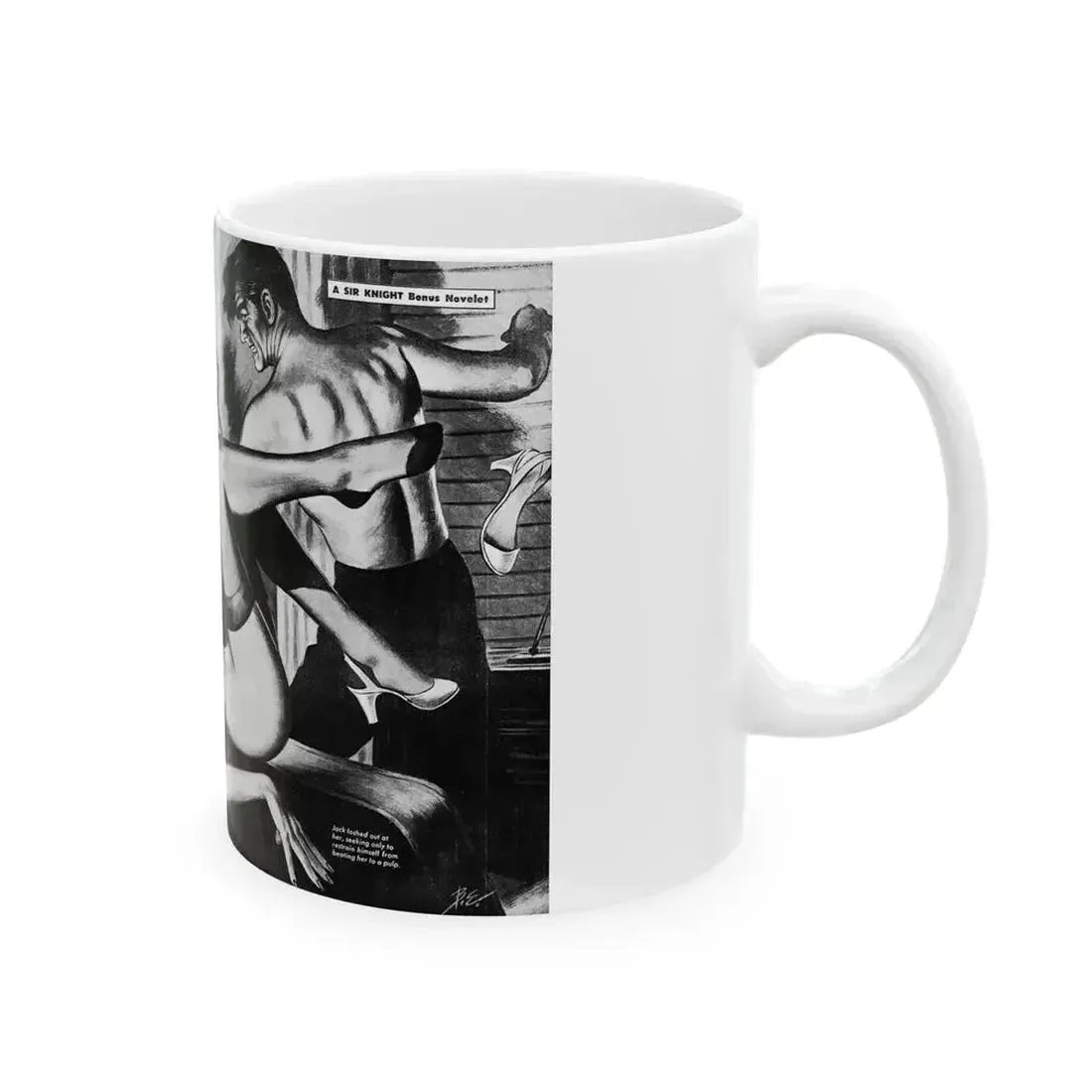 Annette, Sir Knight magazine, No. 7, 1959 - White Coffee Mug - Go Mug Yourself