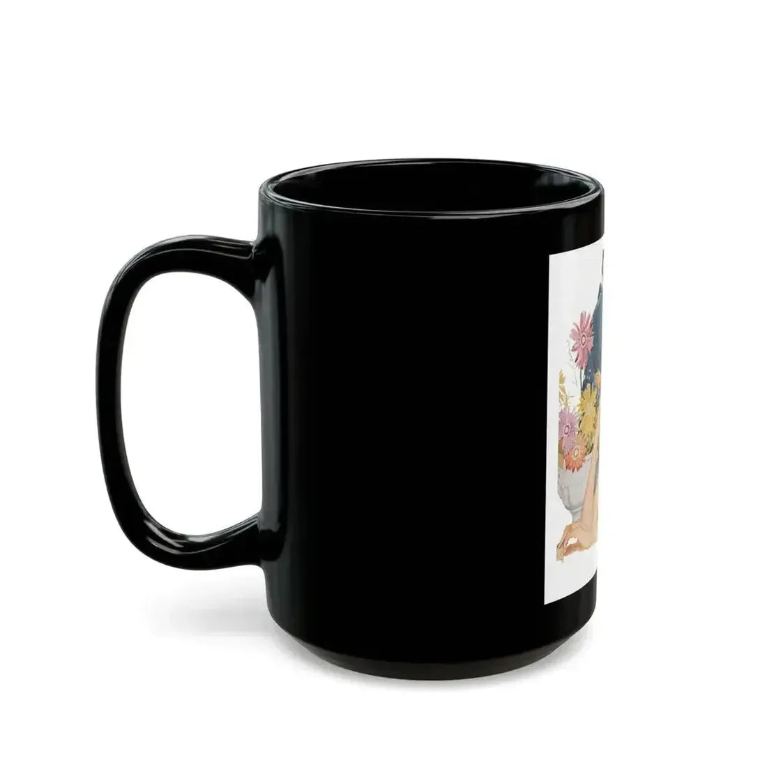 Anniversary Quarrel by Marnie Ellington, Woman's Own magazine, 1957 - Black Coffee Mug - Go Mug Yourself