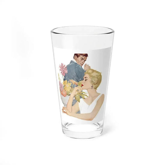 Anniversary Quarrel by Marnie Ellington, Woman's Own magazine, 1957 (Magazine Illustration) Pint Glass 16oz 16oz - Go Mug Yourself