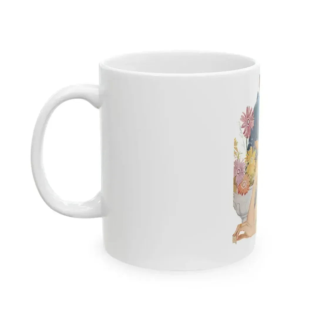 Anniversary Quarrel by Marnie Ellington, Woman's Own magazine, 1957 - White Coffee Mug - Go Mug Yourself