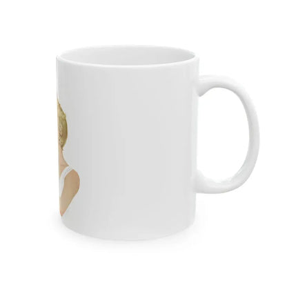 Anniversary Quarrel by Marnie Ellington, Woman's Own magazine, 1957 - White Coffee Mug - Go Mug Yourself
