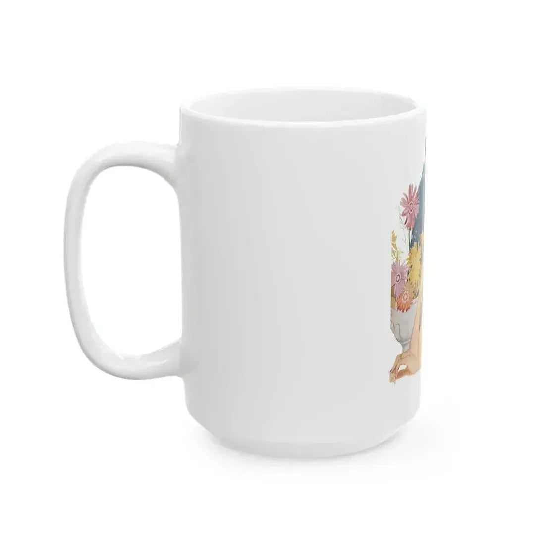 Anniversary Quarrel by Marnie Ellington, Woman's Own magazine, 1957 - White Coffee Mug - Go Mug Yourself