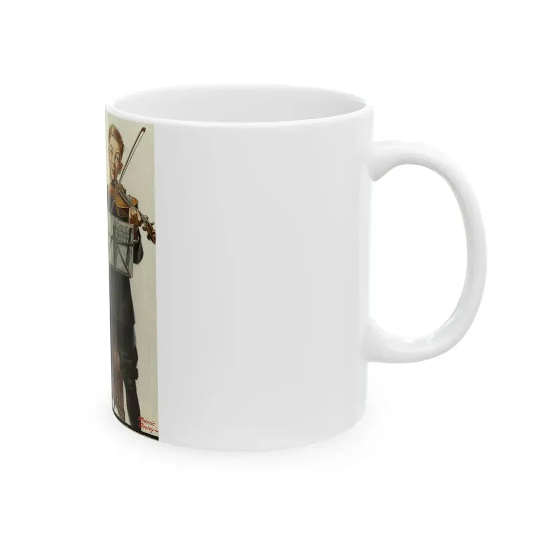 Annoyance, probable magazine cover, circa 1920s - White Coffee Mug - Go Mug Yourself