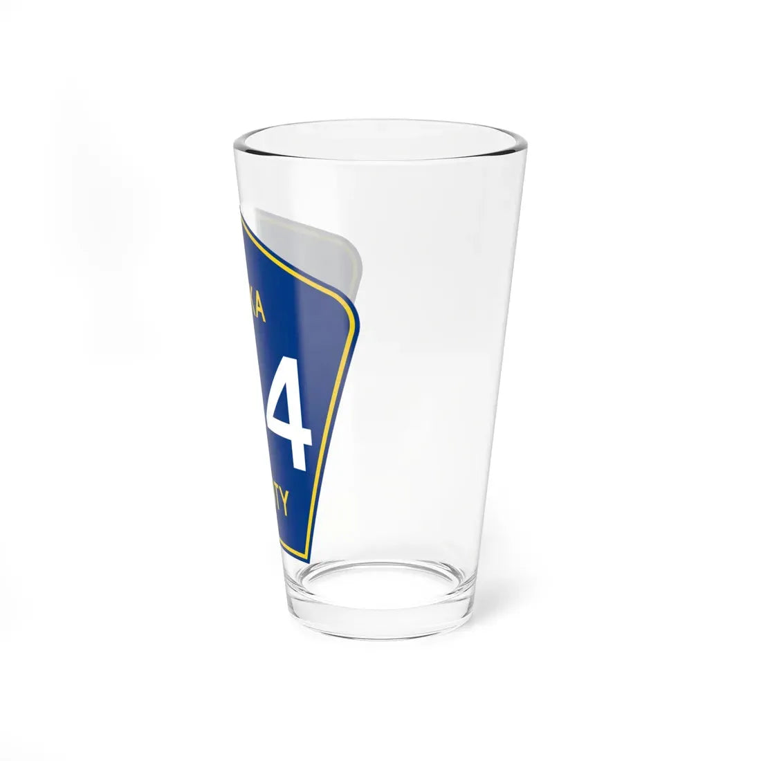 Anoka County 104 (Minnesota) (Road Sign) Pint Glass 16oz - Go Mug Yourself