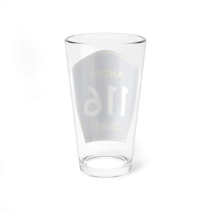 Anoka County 116 (Minnesota) (Road Sign) Pint Glass 16oz - Go Mug Yourself