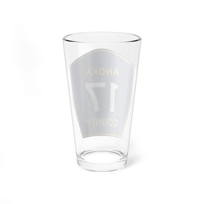 Anoka County 17 (Minnesota) (Road Sign) Pint Glass 16oz - Go Mug Yourself