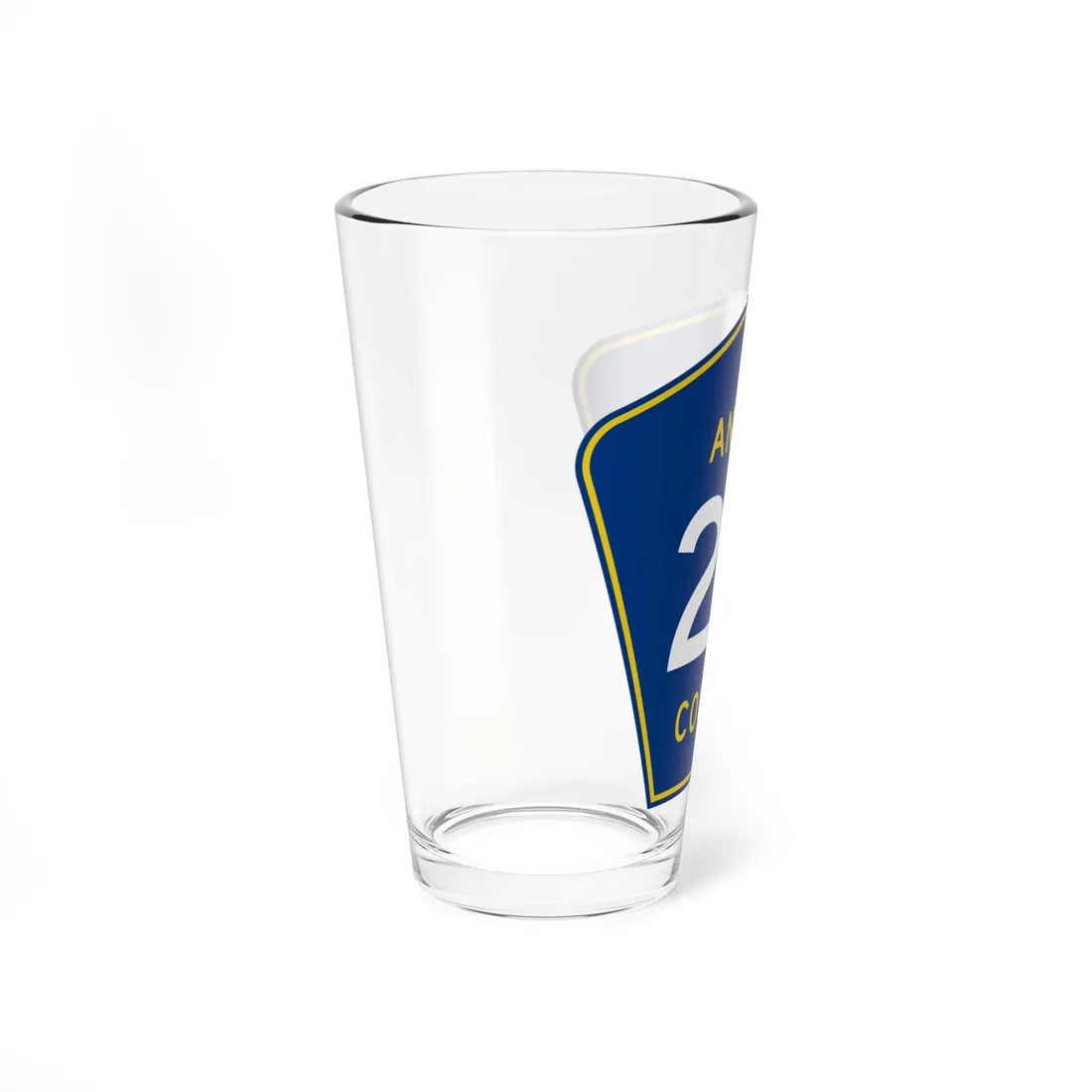 Anoka County 20 (Minnesota) (Road Sign) Pint Glass 16oz - Go Mug Yourself