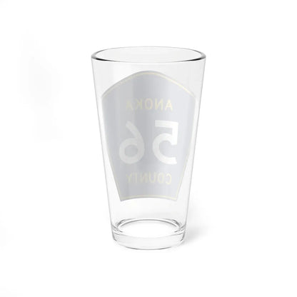 Anoka County 56 (Minnesota) (Road Sign) Pint Glass 16oz - Go Mug Yourself