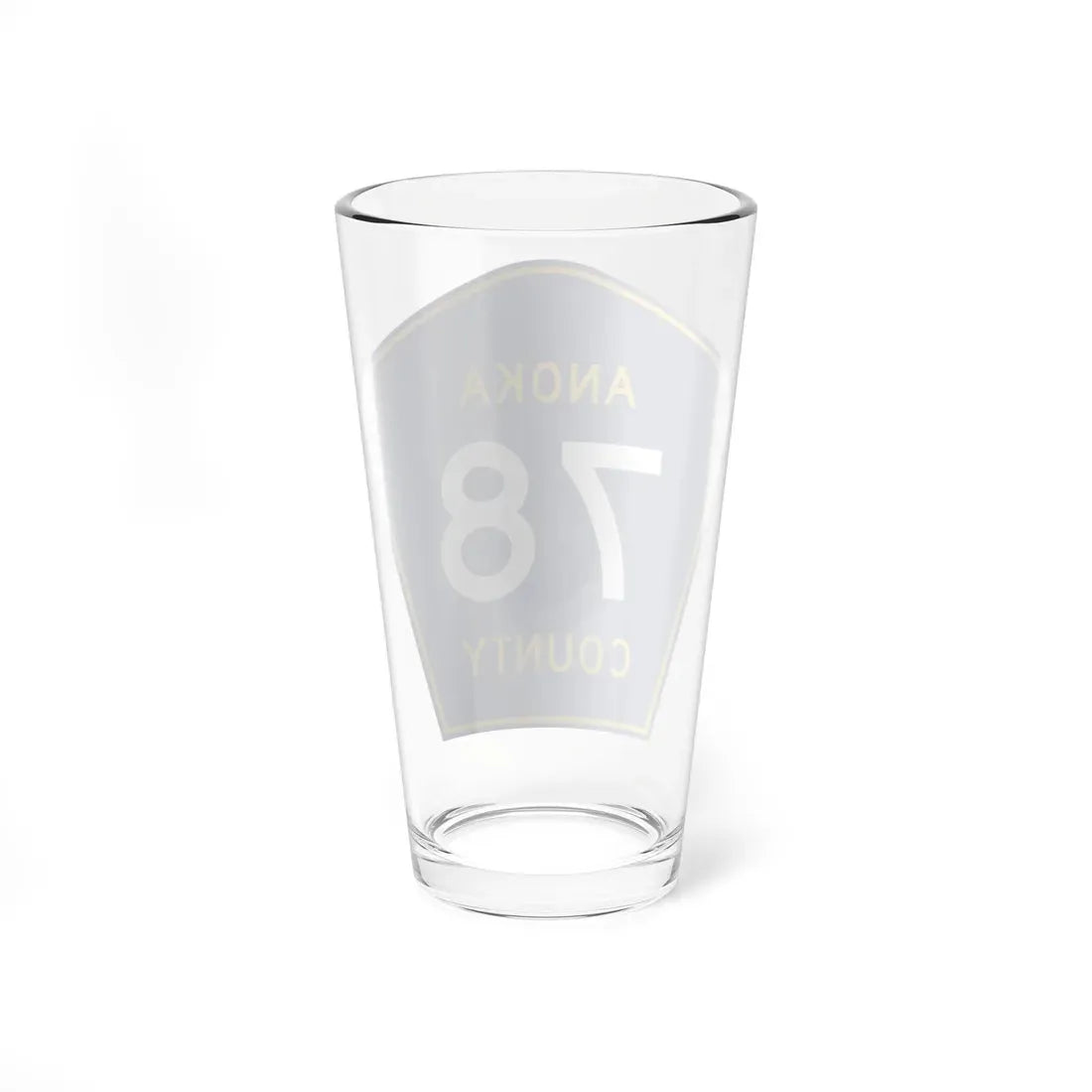Anoka County 78 (Minnesota) (Road Sign) Pint Glass 16oz - Go Mug Yourself