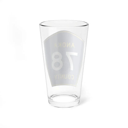 Anoka County 78 (Minnesota) (Road Sign) Pint Glass 16oz - Go Mug Yourself