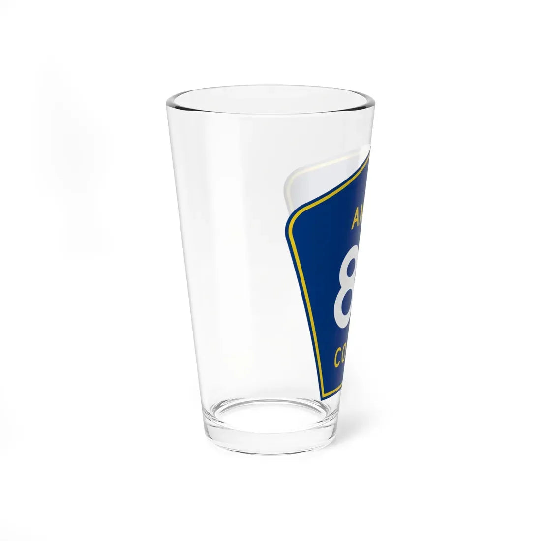 Anoka County 83 (Minnesota) (Road Sign) Pint Glass 16oz - Go Mug Yourself
