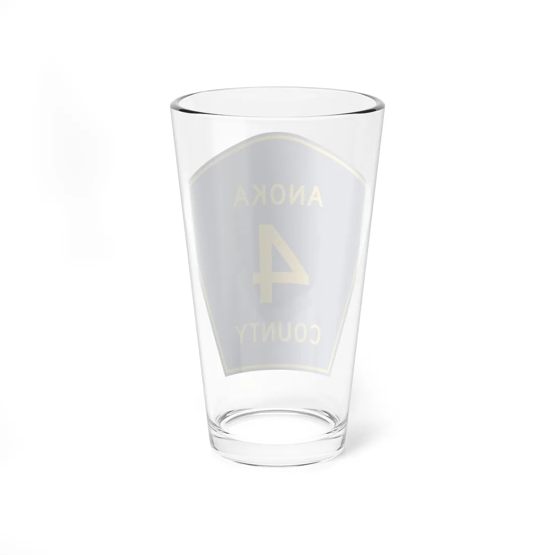 Anoka County Road 4 (Minnesota) (Road Sign) Pint Glass 16oz - Go Mug Yourself