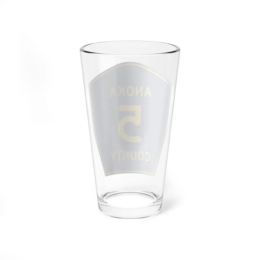 Anoka County Road 5 (Minnesota) (Road Sign) Pint Glass 16oz - Go Mug Yourself