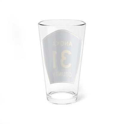 Anoka County Route 31 (Minnesota) (Road Sign) Pint Glass 16oz - Go Mug Yourself