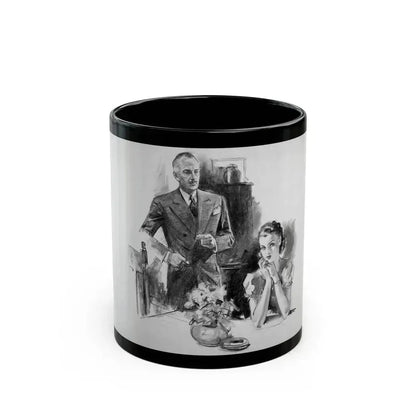 Anonymous Illustration - Black Coffee Mug 11oz - Go Mug Yourself