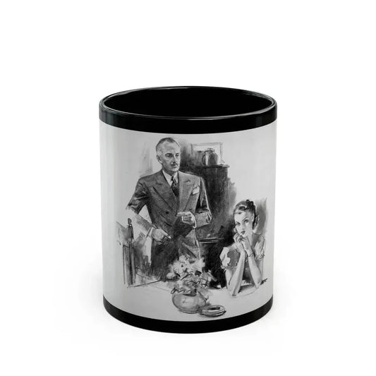 Anonymous Illustration - Black Coffee Mug 11oz - Go Mug Yourself