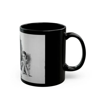 Anonymous Illustration - Black Coffee Mug - Go Mug Yourself