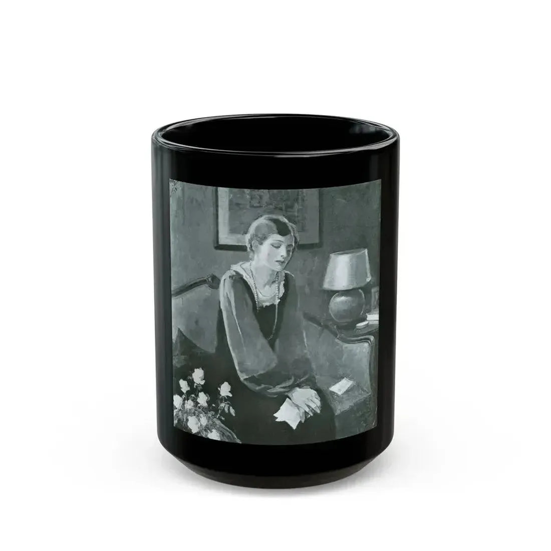 Anonymous - Listerine advertisement, 1929 - Black Coffee Mug 15oz - Go Mug Yourself