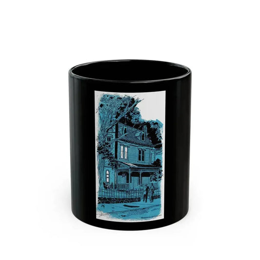 Another Day (1), Another Corpse, Bluebook, June 1953 - Black Coffee Mug 11oz - Go Mug Yourself