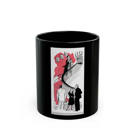 Another Day (2), Another Corpse, Bluebook, June 1953 - Black Coffee Mug 11oz - Go Mug Yourself