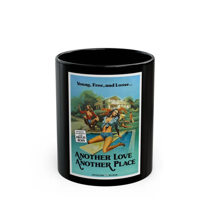 ANOTHER LOVE ANOTHER PLACE 1976 Movie Poster - Black Coffee Mug-11oz-Go Mug Yourself