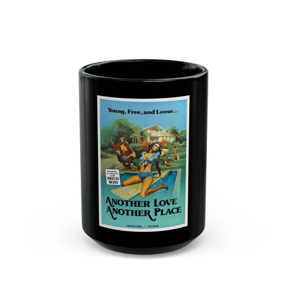 ANOTHER LOVE ANOTHER PLACE 1976 Movie Poster - Black Coffee Mug-15oz-Go Mug Yourself