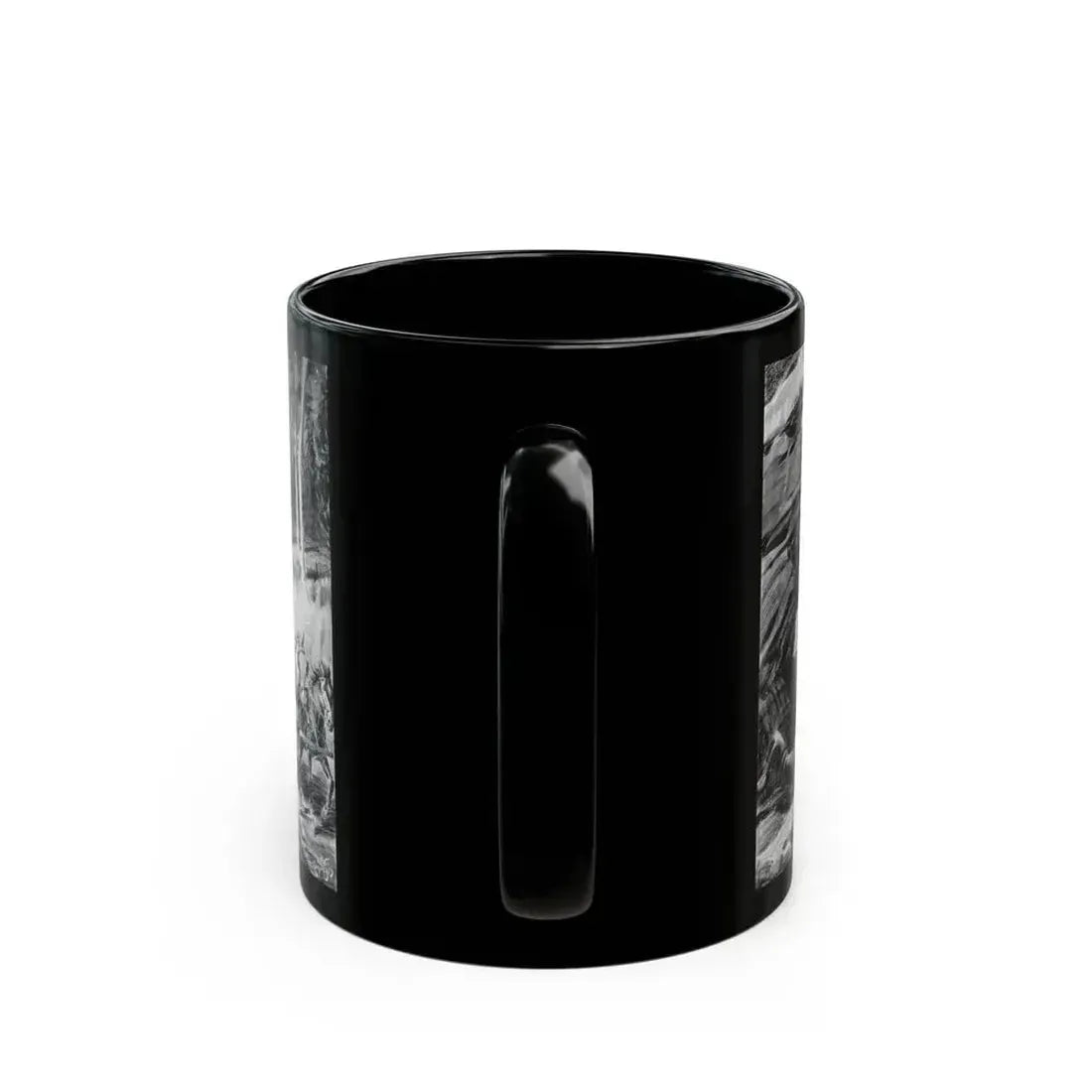 Another Man's Poison, The Elk Magazine story illustration, June 1937 - Black Coffee Mug - Go Mug Yourself