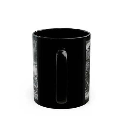 Another Man's Poison, The Elk Magazine story illustration, June 1937 - Black Coffee Mug - Go Mug Yourself