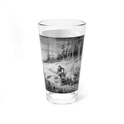 Another Man's Poison, The Elk Magazine story illustration, June 1937 (Magazine Illustration) Pint Glass 16oz - Go Mug Yourself